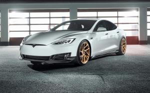 Tesla Model S by Novitec Rosso on Vossen Wheels (NV2) 2017 года